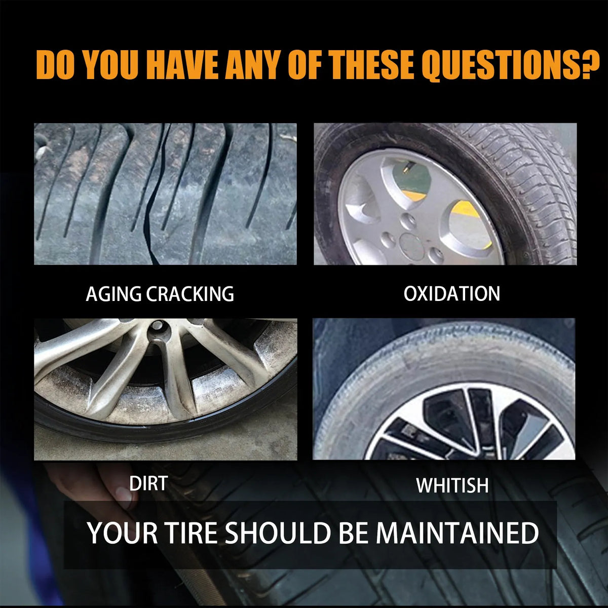 Deep-Clean Car Tire Cleaner